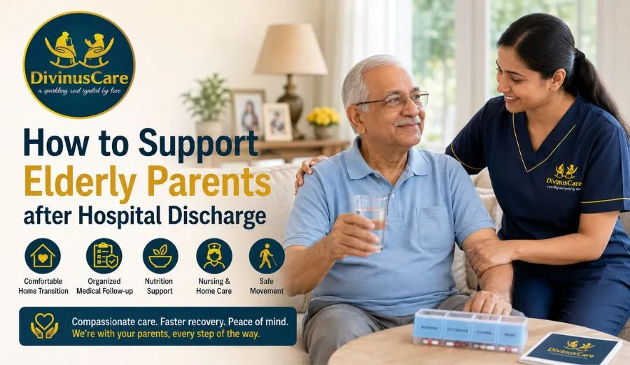How to Support Elderly Parents after Hospital Discharge
